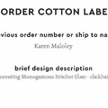 PPLR_HIDDEN_PRODUCT Reorder Previous Label Design - COTTON