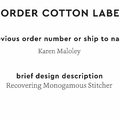 PPLR_HIDDEN_PRODUCT Reorder Previous Label Design - COTTON