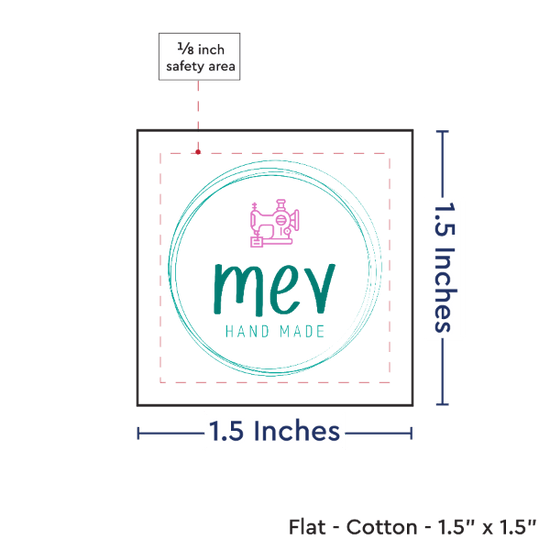 PPLR_HIDDEN_PRODUCT Print your Logo or Image on FLAT Cotton Tags