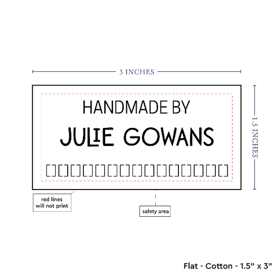 PPLR_HIDDEN_PRODUCT Text Only Medium Large Label (1.5"x3"-Cotton)