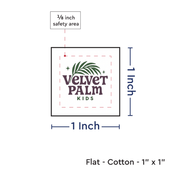 PPLR_HIDDEN_PRODUCT Print your Logo or Image on FLAT Cotton Tags