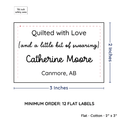 PPLR_HIDDEN_PRODUCT Large Text Only Label (2"x3"-Cotton)