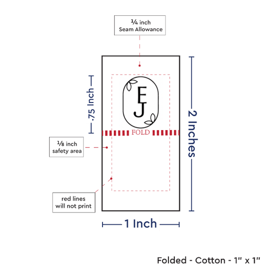 PPLR_HIDDEN_PRODUCT Print Your Logo or Image on FOLDED Cotton Tags