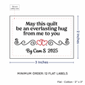 PPLR_HIDDEN_PRODUCT Double Heart Quote (2"x3" Cotton - 12 labels/set)