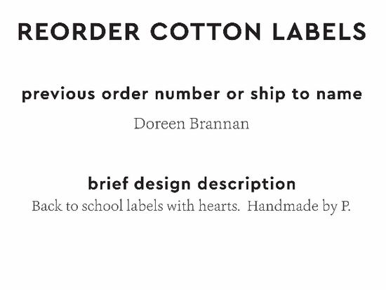 PPLR_HIDDEN_PRODUCT Reorder Previous Label Design - COTTON