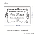 PPLR_HIDDEN_PRODUCT Swirl Accent Border (2"x3" Cotton - 12 labels/set)
