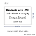 PPLR_HIDDEN_PRODUCT Large Text Only Label (2"x3"-Cotton)