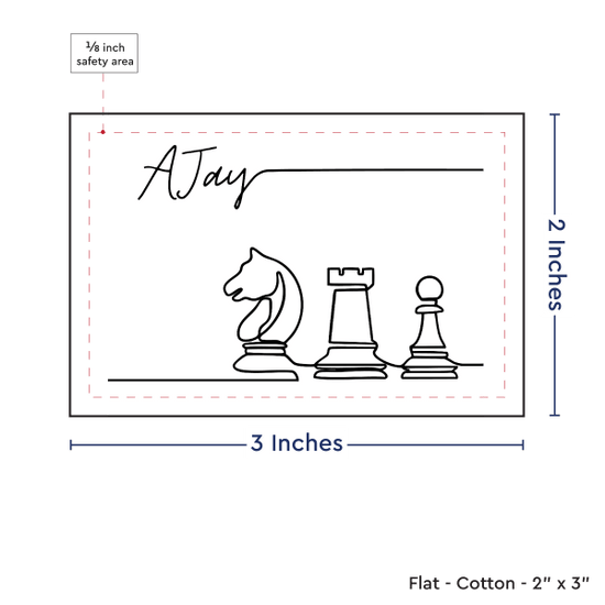 PPLR_HIDDEN_PRODUCT Print your Logo or Image on FLAT Cotton Tags