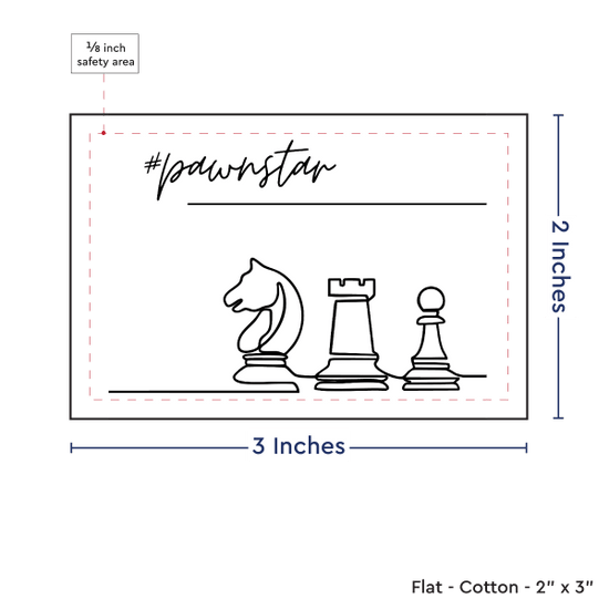 PPLR_HIDDEN_PRODUCT Print your Logo or Image on FLAT Cotton Tags