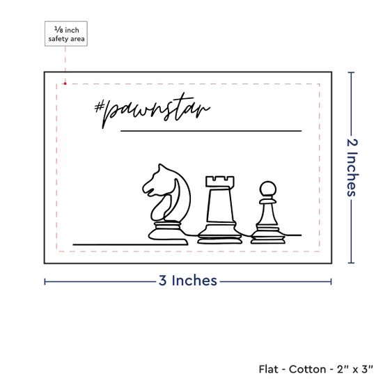 PPLR_HIDDEN_PRODUCT Print your Logo or Image on FLAT Cotton Tags