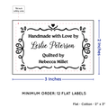 PPLR_HIDDEN_PRODUCT Swirl Accent Border (2"x3" Cotton - 12 labels/set)