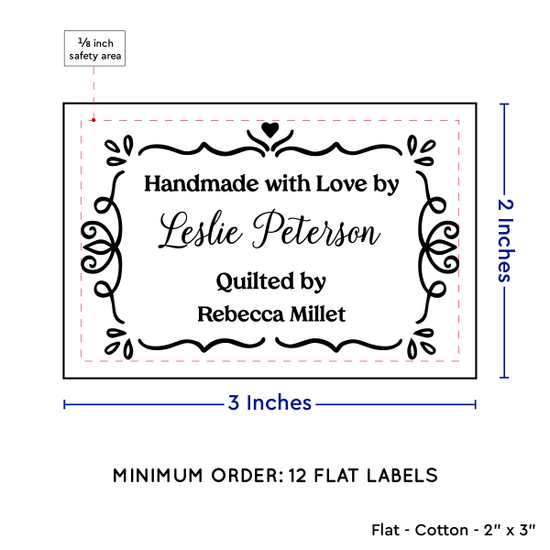 PPLR_HIDDEN_PRODUCT Swirl Accent Border (2"x3" Cotton - 12 labels/set)