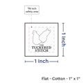 PPLR_HIDDEN_PRODUCT Print your Logo or Image on FLAT Cotton Tags