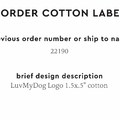 PPLR_HIDDEN_PRODUCT Reorder Previous Label Design - COTTON