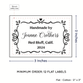 PPLR_HIDDEN_PRODUCT Swirl Accent Border (2"x3" Cotton - 12 labels/set)
