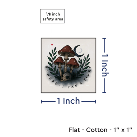 PPLR_HIDDEN_PRODUCT Print your Logo or Image on FLAT Cotton Tags