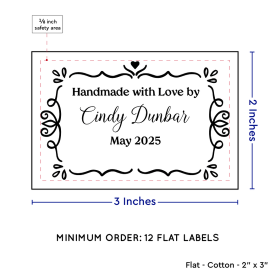 PPLR_HIDDEN_PRODUCT Swirl Accent Border (2"x3" Cotton - 12 labels/set)
