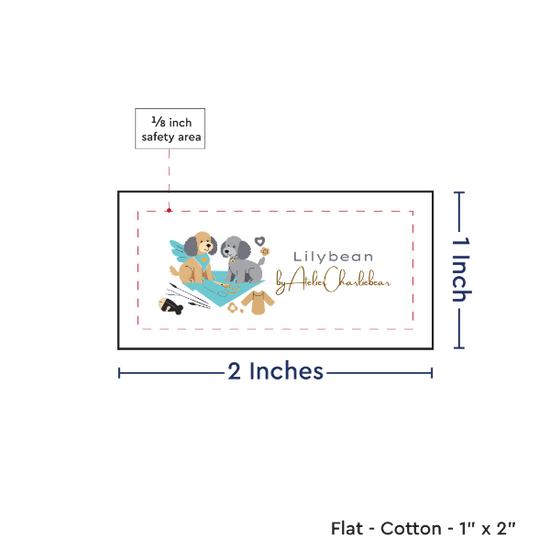 PPLR_HIDDEN_PRODUCT Print your Logo or Image on FLAT Cotton Tags