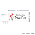 PPLR_HIDDEN_PRODUCT Spring Tulips (2"x1"-Cotton)