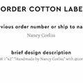 PPLR_HIDDEN_PRODUCT Reorder Previous Label Design - COTTON
