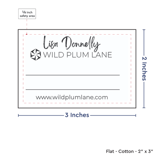 PPLR_HIDDEN_PRODUCT Print your Logo or Image on FLAT Cotton Tags