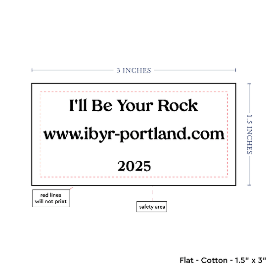 PPLR_HIDDEN_PRODUCT Text Only Medium Large Label (1.5"x3"-Cotton)