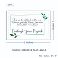 PPLR_HIDDEN_PRODUCT Leaf Quote (2"x3" Cotton - 12 labels/set)