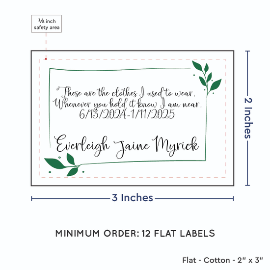 PPLR_HIDDEN_PRODUCT Leaf Quote (2"x3" Cotton - 12 labels/set)