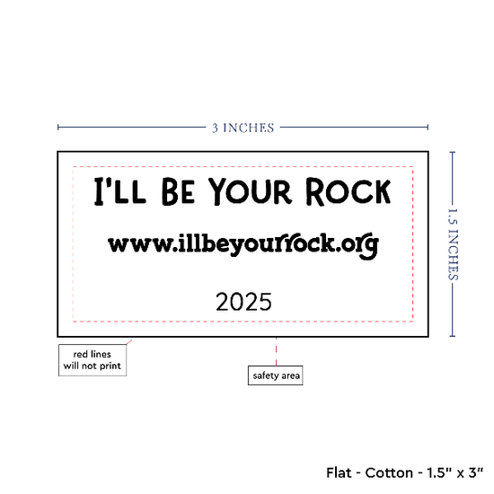 PPLR_HIDDEN_PRODUCT Text Only Medium Large Label (1.5"x3"-Cotton)