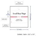 PPLR_HIDDEN_PRODUCT Print your logo/Image on Satin Tags (1.5" wide - Satin)