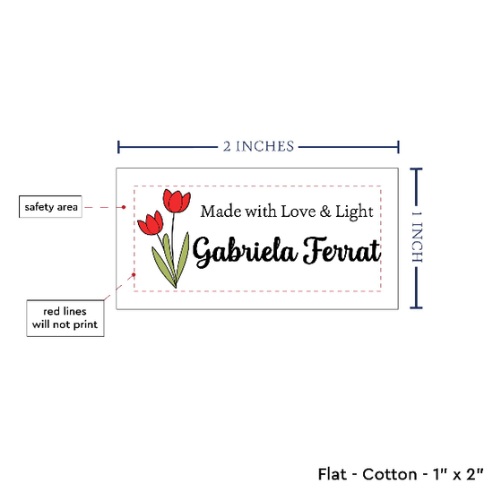 PPLR_HIDDEN_PRODUCT Spring Tulips (2"x1"-Cotton)