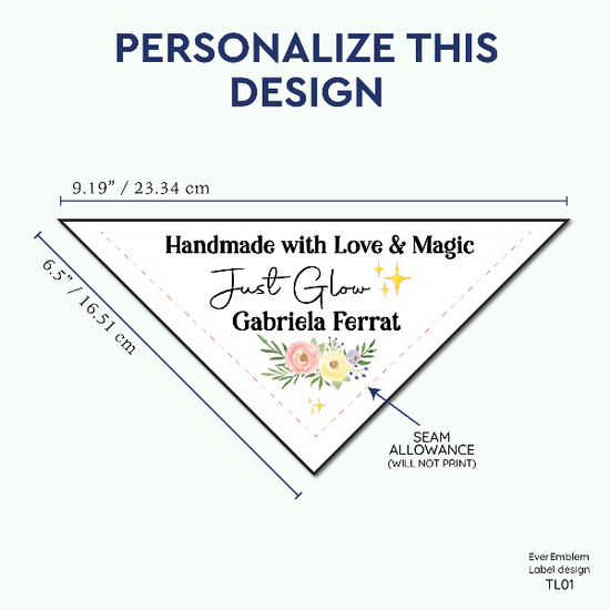 PPLR_HIDDEN_PRODUCT Floral triangle label