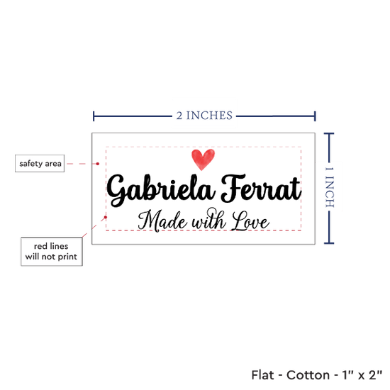 PPLR_HIDDEN_PRODUCT Simple Heart (2"x1"-Cotton)
