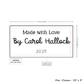PPLR_HIDDEN_PRODUCT Text Only Medium Large Label (1.5"x3"-Cotton)