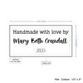 PPLR_HIDDEN_PRODUCT Text Only Medium Large Label (1.5"x3"-Cotton)