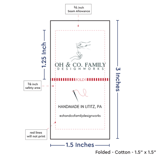 PPLR_HIDDEN_PRODUCT Print Your Logo or Image on FOLDED Cotton Tags