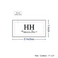 PPLR_HIDDEN_PRODUCT Print your Logo or Image on FLAT Cotton Tags