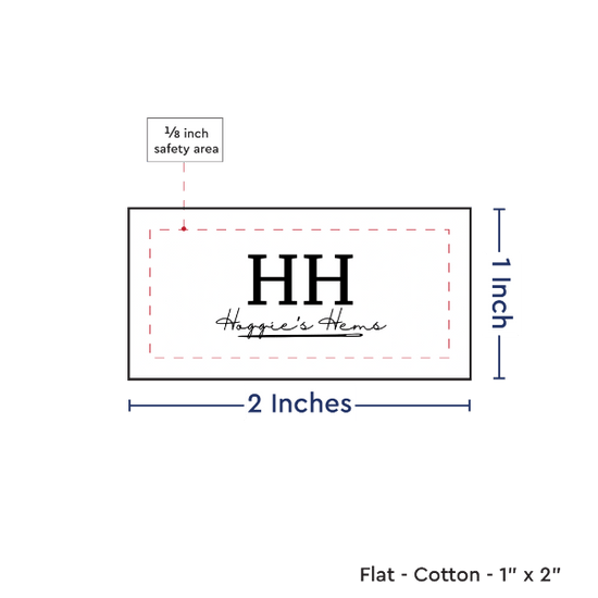 PPLR_HIDDEN_PRODUCT Print your Logo or Image on FLAT Cotton Tags