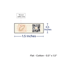 PPLR_HIDDEN_PRODUCT Print your Logo or Image on FLAT Cotton Tags