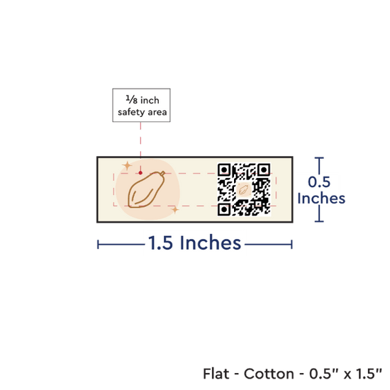 PPLR_HIDDEN_PRODUCT Print your Logo or Image on FLAT Cotton Tags
