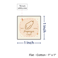 PPLR_HIDDEN_PRODUCT Print your Logo or Image on FLAT Cotton Tags