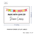 PPLR_HIDDEN_PRODUCT Colorful Banner (2"x3" Cotton - 12 labels/set)
