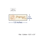 PPLR_HIDDEN_PRODUCT Print your Logo or Image on FLAT Cotton Tags