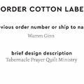 PPLR_HIDDEN_PRODUCT Reorder Previous Label Design - COTTON