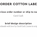 PPLR_HIDDEN_PRODUCT Reorder Previous Label Design - COTTON
