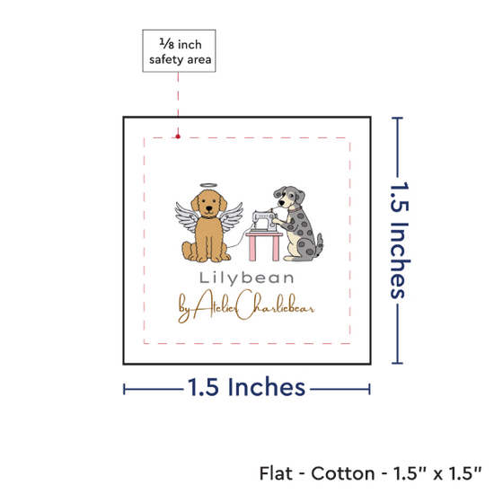 PPLR_HIDDEN_PRODUCT Print your Logo or Image on FLAT Cotton Tags