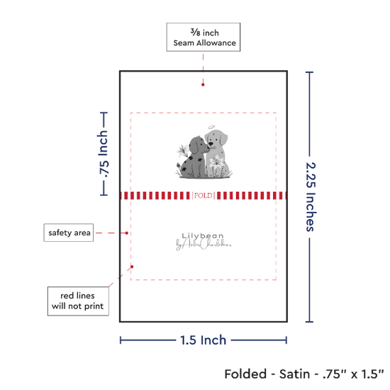 PPLR_HIDDEN_PRODUCT Print your logo/Image on Satin Tags (1.5" wide - Satin)