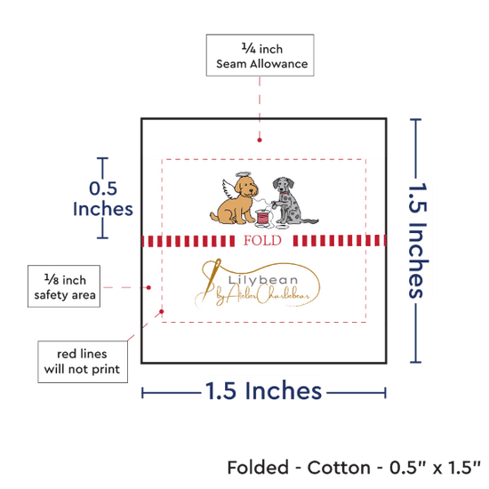 PPLR_HIDDEN_PRODUCT Print Your Logo or Image on FOLDED Cotton Tags