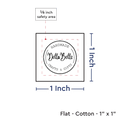 PPLR_HIDDEN_PRODUCT Print your Logo or Image on FLAT Cotton Tags