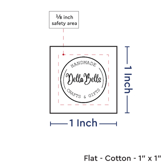 PPLR_HIDDEN_PRODUCT Print your Logo or Image on FLAT Cotton Tags